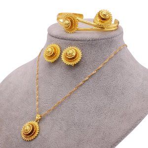 4 Piece Gold Plated Jewelry Set